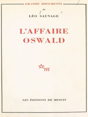 cover image of L'affaire Oswald